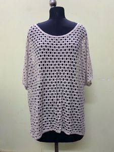 Cut-Out Knit Top