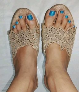 Sparkling Gold Sandals