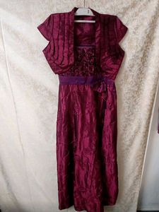 Beautiful Maroon  Gown