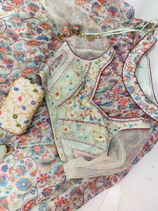 Embroidered Lehenga Choli Set