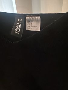 H&amp;M Little Black Slip Romper Dress