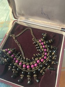 Beaded boho Statement Necklace