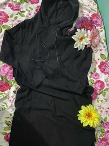 Black Hoodie - Casual Comfort