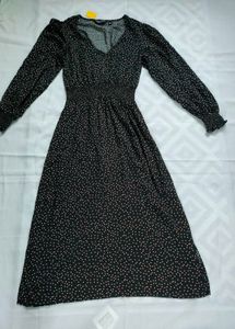 full sleeves a line dress