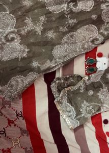 🎶GAZEL ❤️old Era 90s🎶💕😭Embellished Printed Kur