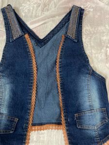 denim sequins jacket 🧥