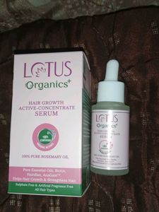 Lotus Organic+ HairGrowth Active Concentrate Serum