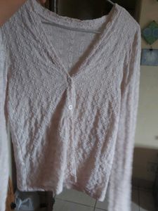 coquette Elegant Cream Cardigan