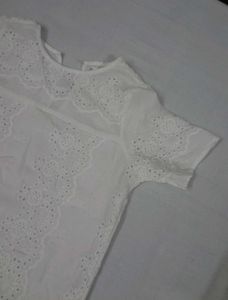 White Broderie Anglaise Top