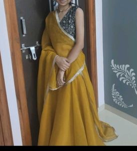 Mustard Yellow Lehenga Choli