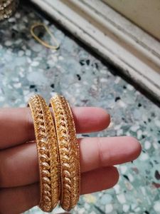 Elegant Gold-Tone Bangles