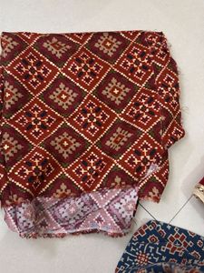 unstitched lengha n blouse for festive