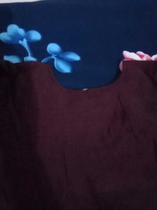 Elegant Maroon Kurta with Mirror Work