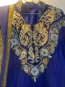 Elegant Blue Ethnic Gown
