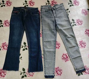 set of two denims bootcut+skinny