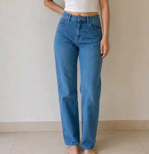Classic Blue High-Waisted Jeans