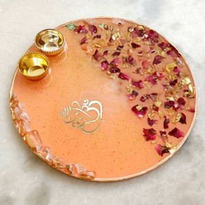 Decorative Pooja Thali Plate