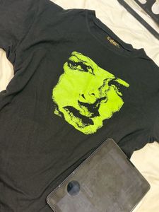 Graphic Print Black T-Shirt