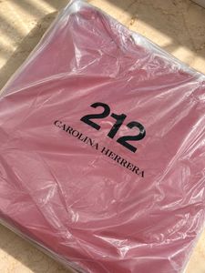 Carolina Harrera Red Tote Bag