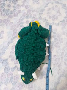 Knitted Crocodille Toy