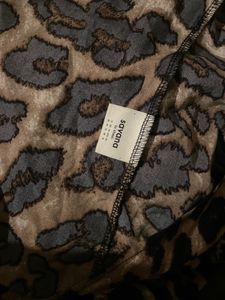 leopard print maxi skirt