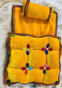 Laddu Gopal Ji Bed sheet Rajiyi With Pillow