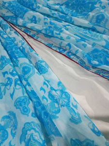 sky blue gown