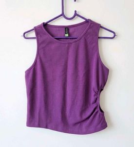 Purple Side Cut-Out Tank Top 💜
