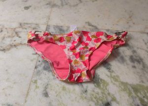 Cute Heart Print Bikini Bottoms