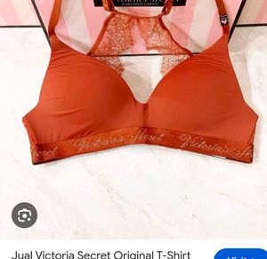 Victoria's Secret Orange Lace Bra