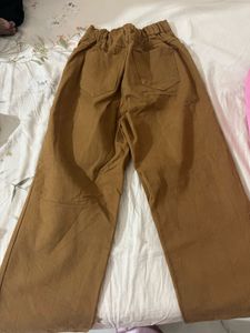 Stylish Brown Wide-Leg Pants