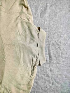 🤍 Minimalist Luxe Polo T-Shirt | Effortlessly Tim