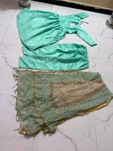 Designer Mint Green Kurta Set
