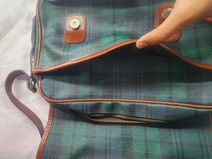 Vintage Ralph lauren Plaid Crossbody Bag
