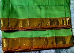 Green pure kanjeevaram silk saree