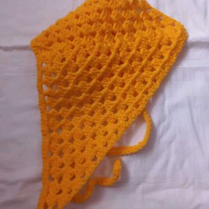 Crochet Triangle Bandana