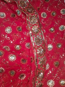 Pretty Maroon Colour Saree ❤️