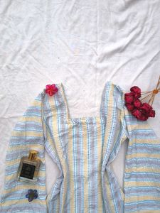corset back Striped kurti 🎀