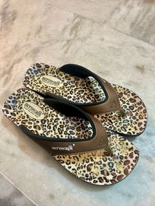 Aerowalk Leopard Print Flip-Flops size 41