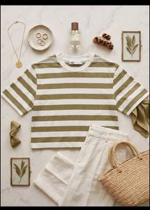 Striped Cotton T-Shirt