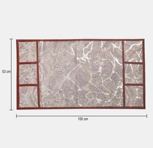 Marble Print Decorative Table Runner