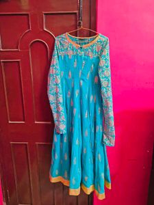 Elegant Blue Kurta Set with Dupatta