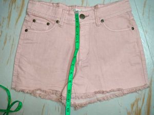 Cute Pink Denim Shorts