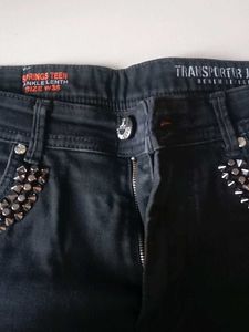Men's Black Straight Leg Pants