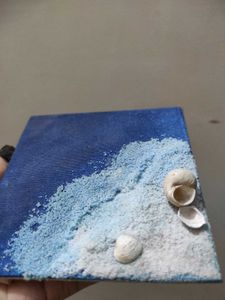 Seashell Beach Art Canvas