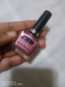It's A Very Pretty Mirror Nail Pain By Nykaa  !it's A Shade Of Pink