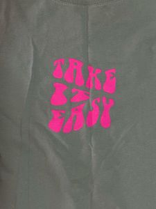 Retro "Take Easy" Graphic Tee