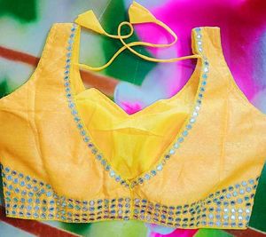 Sequence Dimond Work Saree With Blouse Material