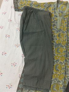 Floral Print Kurta Set with Dupatta