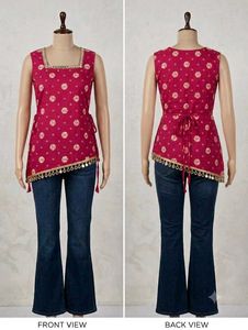 Beautiful Pink Embroidered Kurti